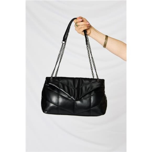 SHOMICO PU Leather Chain Handbag - Picture 6 of 16